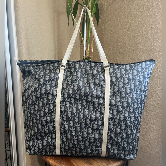 Dior Handbags - CHRISTIAN DIOR BLUE NYLON TROTTER BAG